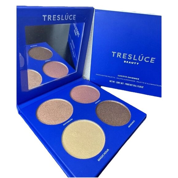 Tresluce Beauty Lucete Shimmer Highlighter Palette 16g/0.56oz NEW Make Up - Picture 1 of 4